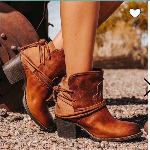 Freebird by Steven Shoes | Free Bird Casey Ankle Booties Boho Western Sz 6 | Color: Brown/Gray | Size: 6 | Kchinc713's Closet